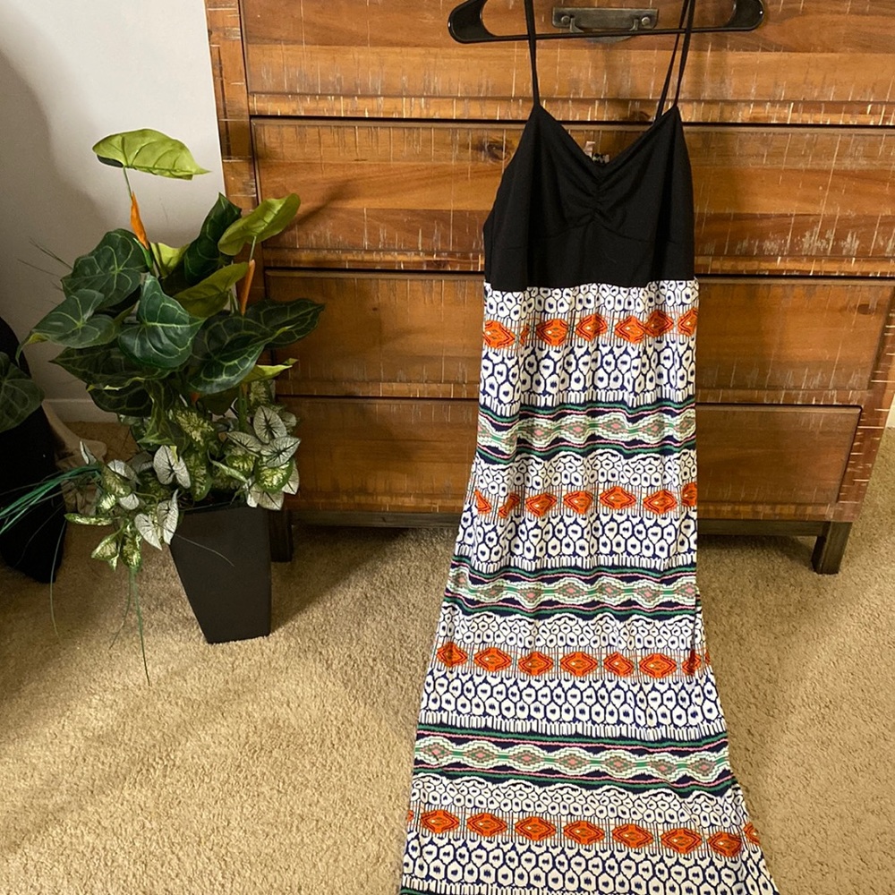 Long colorful dress